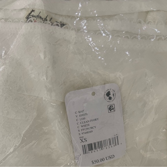 NWT FREE PEOPLE INTIMATELY FREE Sweet On You Bias Half Slip Size XS - Picture 10 of 12